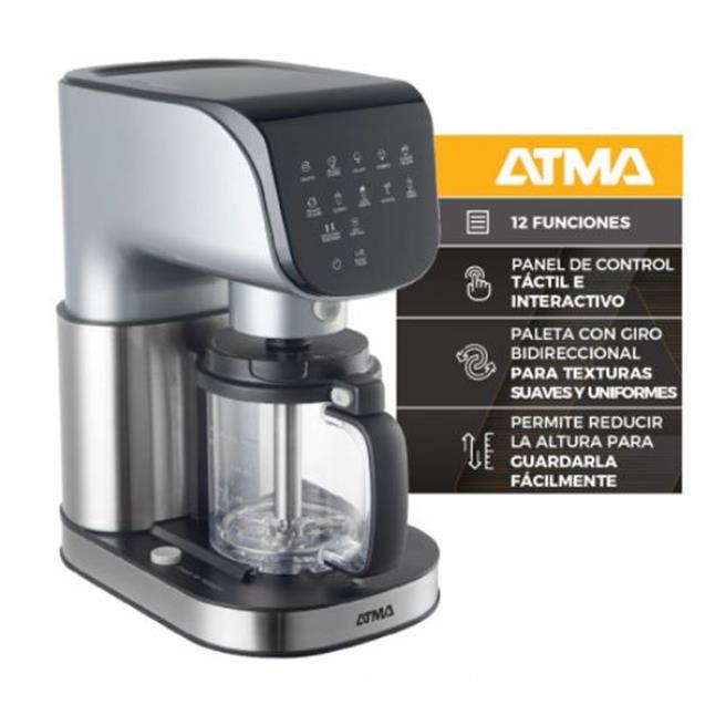 Máquina De Helado Atma 10 Programas Inox (ICMAT1010N)